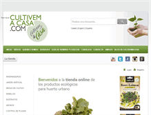 Tablet Screenshot of cultivemacasa.com